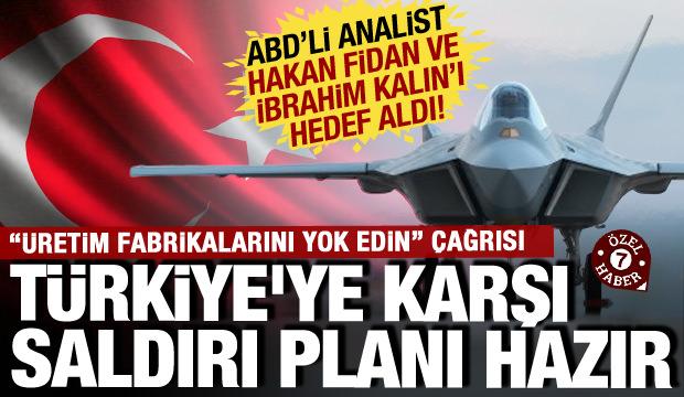 İsrail'e T&uuml;rkiye i&ccedil;in saldırı planı oluşturdu! ABD'li analist T&uuml;rk bakanları hedef aldı