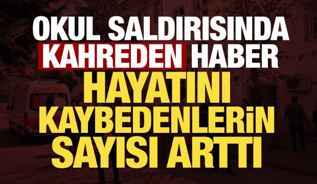 Kahramanmaraş'ta okulda silahlı saldırı: 10 &ouml;l&uuml;, 12 yaralı! Saldırgan 5 silahla gelmiş