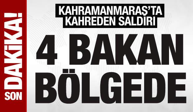 Okula kanlı baskın! 4 &ouml;l&uuml;, 20 yaralı var: 4 bakan Kahramanmaraş'ta 