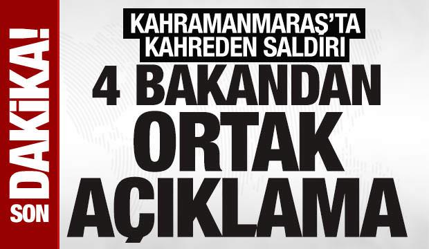 Okula kanlı baskın! 4 &ouml;l&uuml;, 20 yaralı var: 4 bakan Kahramanmaraş'ta 
