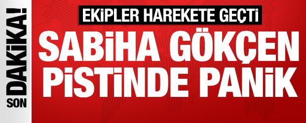 Sabiha G&ouml;k&ccedil;en Havalimanı'nın 2. pistinin t&uuml;nelinde ara&ccedil; yangını 