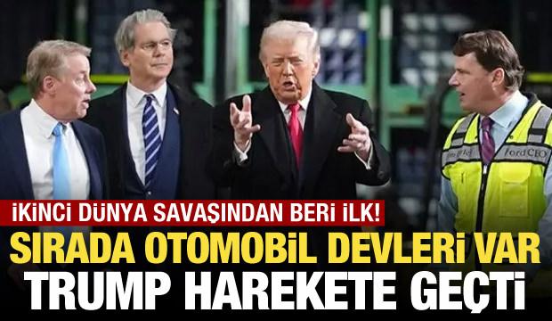 Sırada otomobil devleri var! Trump harekete ge&ccedil;ti: İkinci D&uuml;nya Savaşı'ndan beri ilk