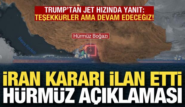 Son dakika haberi... Arak&ccedil;i: H&uuml;rm&uuml;z Boğazı a&ccedil;ıldı