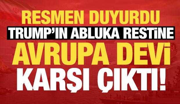 Son dakika: İngiltere'den resmi a&ccedil;ıklama geldi! Trump'ın 'abluka' restine karşı &ccedil;ıktı...
