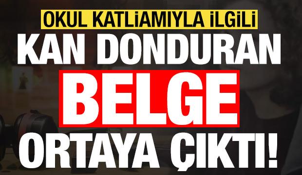 Son dakika: Kahramanmaraş'taki okul katliamıyla ilgili kan donduran belge ortaya &ccedil;ıktı!