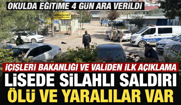 Son Dakika... Siverek'te okula giren saldırgan ateş a&ccedil;tı! Yaralılar var