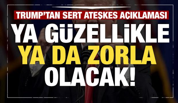 Son dakika... Trump: "Barış anlaşması olacak"