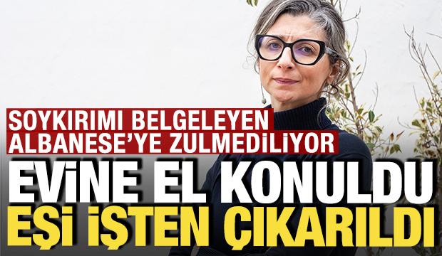 Soykırımı belgeleyen Albanese'ye zulmediliyor: Evine el konuldu, eşi işten &ccedil;ıkarıldı