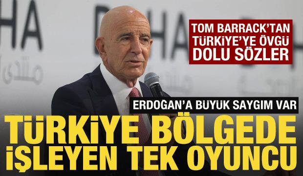 Tom Barrack: T&uuml;rkiye b&ouml;lgede işleyen tek oyuncu NATO &uuml;yesi