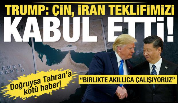 Trump'tan H&uuml;rm&uuml;z Boğazı ve &Ccedil;in mesajı: İran'a silah g&ouml;ndermemeyi kabul ettiler