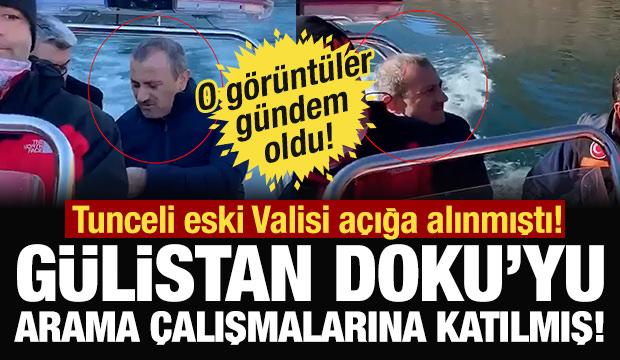 Tunceli eski Valisi Sonel'in G&uuml;listan Doku'yu g&ouml;lde aradığı g&ouml;r&uuml;nt&uuml;ler ortaya &ccedil;ıktı