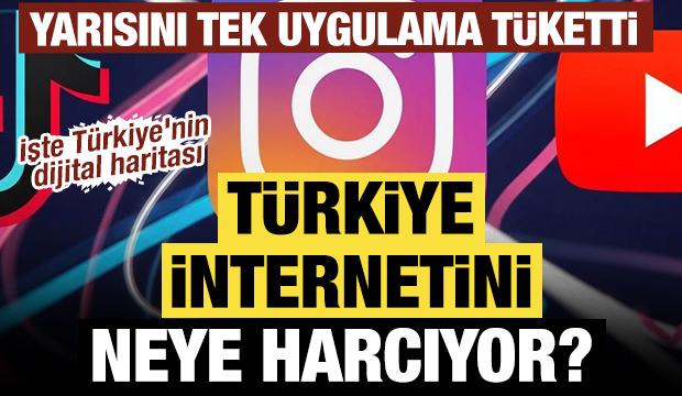 T&uuml;rkiye internetini neye harcıyor? İşte T&uuml;rkiye'nin dijital haritası