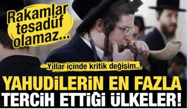 Yahudilerin en &ccedil;ok tercih ettiği &uuml;lkeler a&ccedil;ıklandı! Savaştan ka&ccedil;ıyorlar