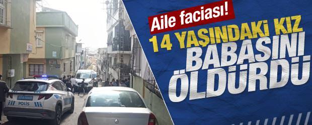 Babasını boynundan bı&ccedil;aklayarak &ouml;ld&uuml;ren 14 yaşındaki kız karakola teslim oldu