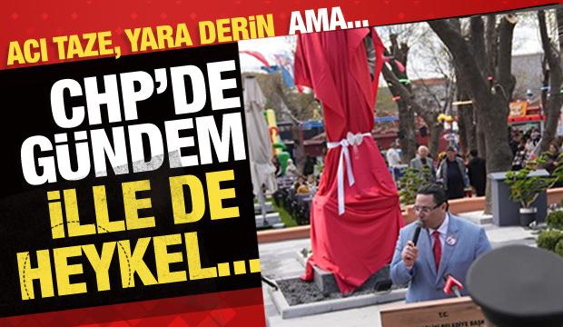 CHP'li Marmaraereğlisi Belediyesi'nin heykel sevdası herkesin tepkisini &ccedil;ekti
