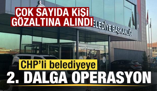 CHP'li Uşak Belediyesi'ne ikinci dalga operasyon! &Ccedil;ok sayıda kişi g&ouml;zaltına alındı