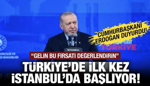 Cumhurbaşkanı Erdoğan: Kiralık Sosyal Konut uygulamamızı ilk kez İstanbul'da başlatıyoruz!