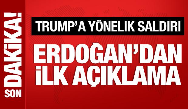 Cumhurbaşkanı Erdoğan'dan Trump'a y&ouml;nelik saldırıya kınama