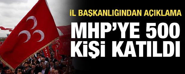 Diyarbakır’da MHP’ye 500 kişi katıldı