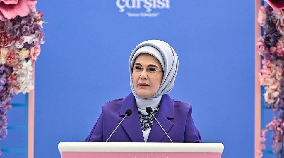 Emine Erdoğan'dan TOGEM-DER'in Cemre &Ccedil;arşısı'na ilişkin paylaşım