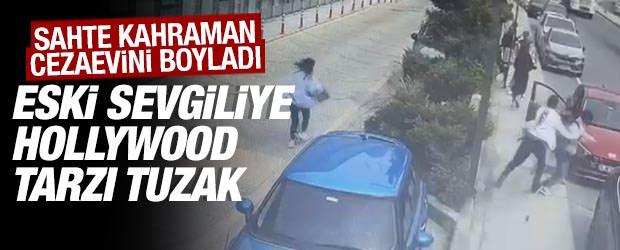 Eski sevgilisiyle barışmak i&ccedil;in akılalmaz bir gasp planı kurguladı