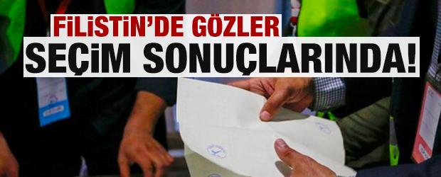 Filistin'de g&ouml;zler se&ccedil;im sonu&ccedil;larında!