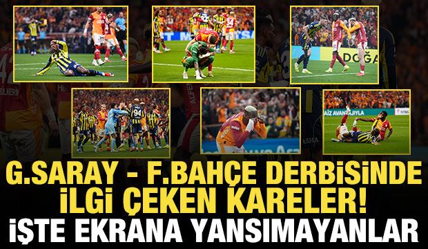 Galatasaray - Fenerbah&ccedil;e derbisinde ilgi &ccedil;eken kareler