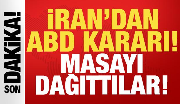 İran'dan son dakika m&uuml;zakere kararı: Pakistan'a gitmeyecekler!