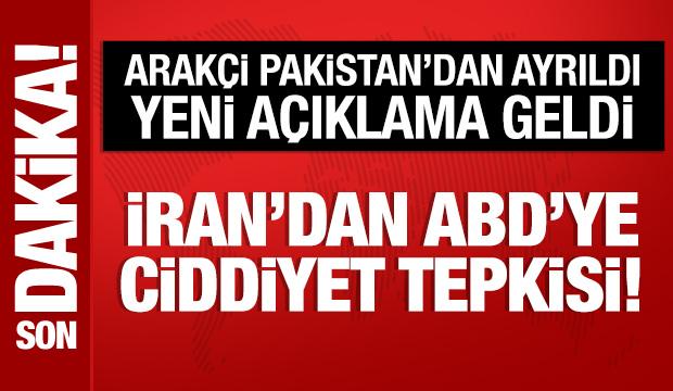 İran'dan ABD'ye ciddiyet tepkisi!