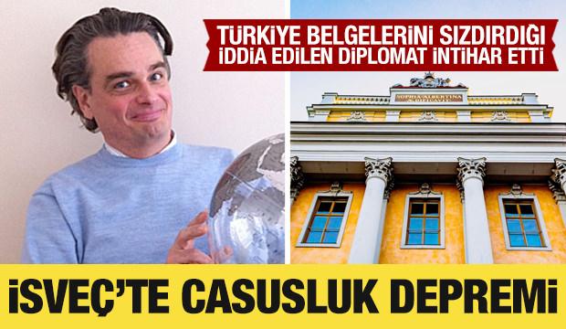 İsve&ccedil;'te casusluk depremi: T&uuml;rkiye belgelerini sızdırdığı iddia edildi! İntihar etti