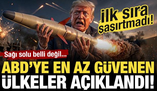 İtibarı yerlerde! ABD'ye en az g&uuml;venen &uuml;lkeler a&ccedil;ıklandı! İlk sıra şaşırtmadı...