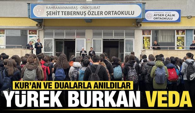 Kahramanmaraş'ta okul saldırısında hayatını kaybeden &ouml;ğretmen ile &ouml;ğrenciler anıldı