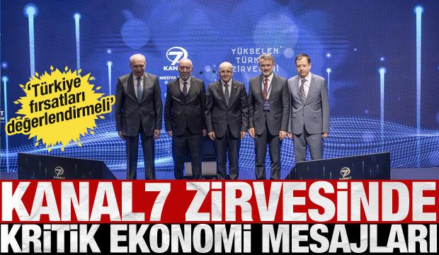 Kanal7 zirvesinde kritik ekonomi mesajları! Kim ne dedi?