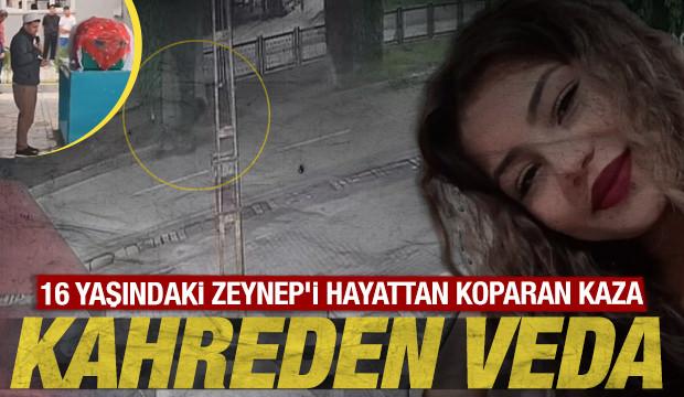 Kontrolden &ccedil;ıkan motosiklet &ouml;l&uuml;m getirdi: Gen&ccedil; kızın tabutuna duvak &ouml;rt&uuml;ld&uuml;