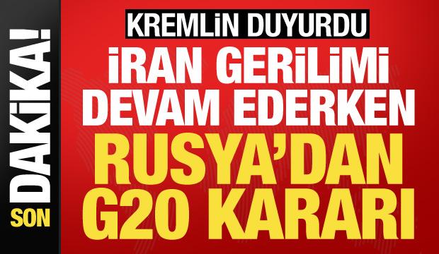 Kremlin: Rusya G20'de temsil edilecek