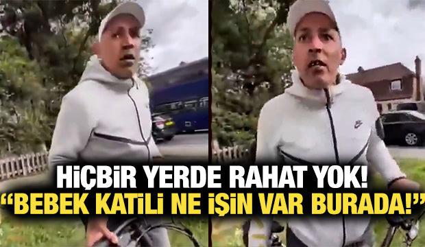 Londra'da bir adam, g&ouml;rd&uuml;ğ&uuml; İsrailliye nefret kustu: Bebek katili ne işin var burada!