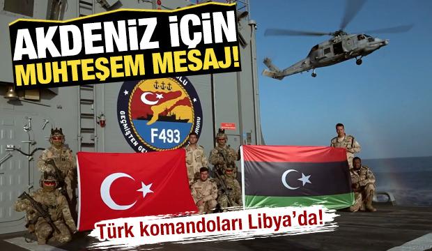 MSB Libya'daki nefes kesen &ouml;zel kuvvetler tatbikatının g&ouml;r&uuml;nt&uuml;lerini paylaştı