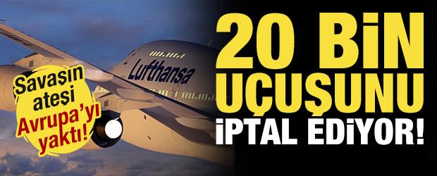 Orta Doğu ateşi Avrupa'yı yaktı: Hava yolu devi 20 bin u&ccedil;uşu iptal ediyor!