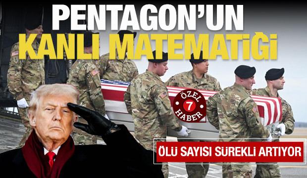 Pentagon&rsquo;un kanlı matematiği: ABD&rsquo;de s&uuml;rekli değiştirilen &ouml;l&uuml; ve yaralı askerler