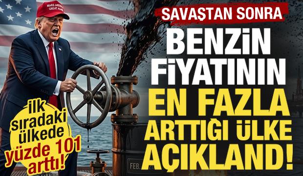 Savaştan sonra benzin fiyatlarının en &ccedil;ok y&uuml;kseldiği &uuml;lkeler! İlk sırada y&uuml;zde 101 arttı!