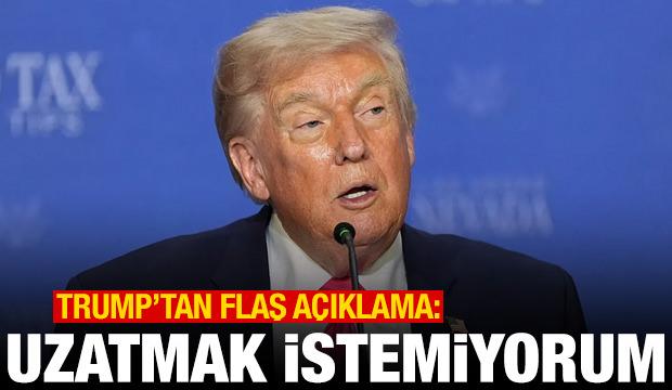 Trump'tan İran a&ccedil;ıklaması: Abluka başarılı oldu, ateşkesi uzatmak istemiyorum