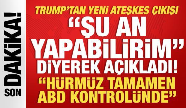 Trump'tan peş peşe İran a&ccedil;ıklamaları: 'Şu an bir anlaşma yapabilirim'