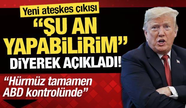 Trump'tan peş peşe İran a&ccedil;ıklamaları: 'Şu an bir anlaşma yapabilirim'