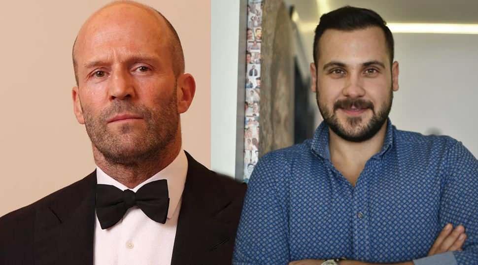 &Uuml;mit Erdim ile Jason Statham Antalya'da bir araya geldi