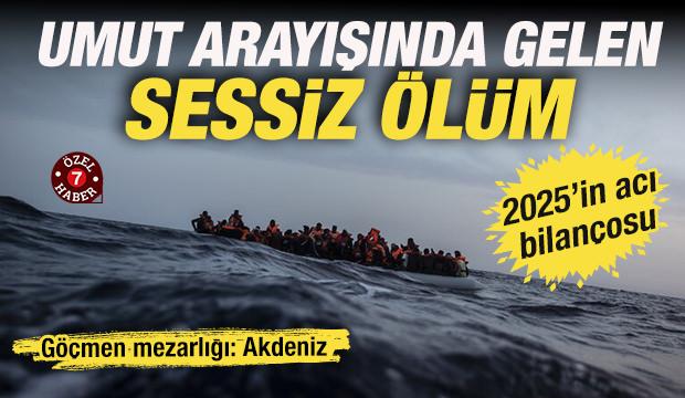 Umut arayışında acı bilan&ccedil;o: 2025 yılında yaklaşık 8000 g&ouml;&ccedil;men yaşamını yitirdi