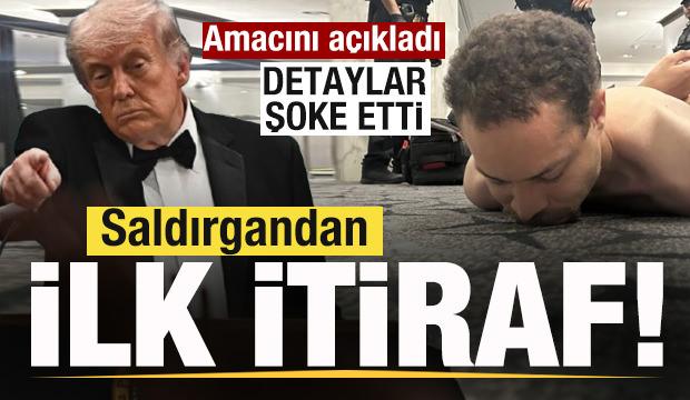 Trump'ın yer aldığı yemekte saldırı! Saldırgandan ilk itiraf! Amacını a&ccedil;ıkladı!