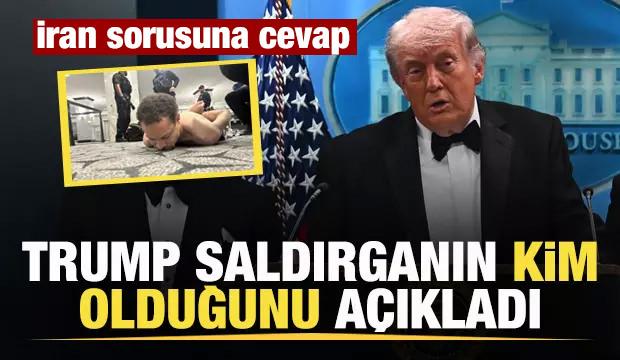 Washington'da silahlı saldırı! Trump saldırganın kim olduğunu duyurdu İran sorusuna cevap