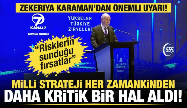 "Y&uuml;kselen T&uuml;rkiye Zirveleri" başladı: Zekeriya Karaman'dan &ouml;nemli a&ccedil;ıklamalar
