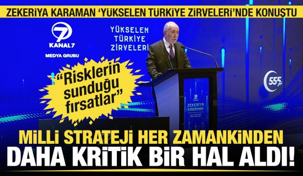 "Y&uuml;kselen T&uuml;rkiye Zirveleri" başladı: Zekeriya Karaman'dan &ouml;nemli a&ccedil;ıklamalar