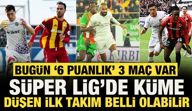 6 puan değerinde 3 ma&ccedil;... S&uuml;per Lig'de 4 ma&ccedil; sonunda 1 takım bug&uuml;n k&uuml;me d&uuml;şebilir